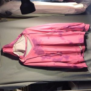Woman's Hoodie,  Pink, tie dye,